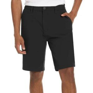NEW Hurley Men's 36 Regular Fit Hybrid Shorts Black  4-Way Stretch Comfort
